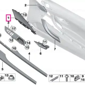 Capac difuzor stanga ZIMTBRAUN - BMW Livrare rapidă