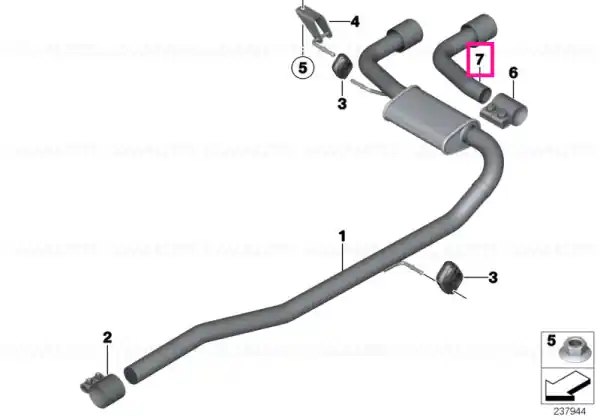 Cumpărături sigure Capac reparatie esapament - BMW - Mini