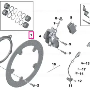 Disc frana cu nit D=320-5,0MM - BMW Motorrad Cel mai vândut