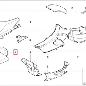 Front mudguard TITANSILBER-MET - BMW Motorrad Discount