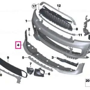 Spoiler front BLACK - BMW - Mini Ofertă limitată