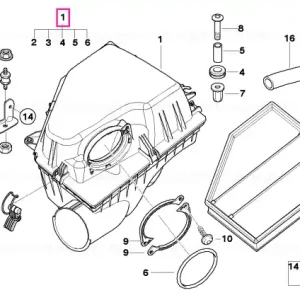 Lichidare de stoc Intake silencer - BMW