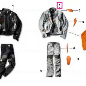 Disponibil imediat Jacket AirFlow 4, ladies, silver 46 - BMW Motorrad