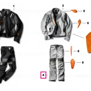 Livrare expres Trousers Airflow 4, ladies, silver 46 - BMW Motorrad