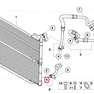 Reducere O-ring 15X3 - BMW