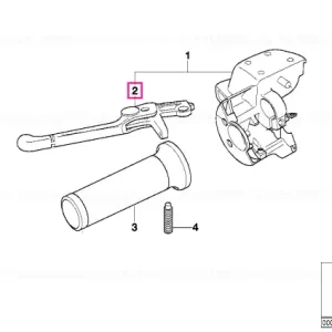 Pârghie ambreiaj efect perlă - BMW Motorrad Calitate înaltă