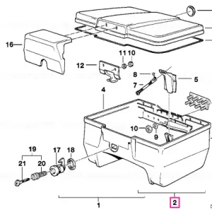 Top case without lock cylinder 22L - BMW Motorrad Cumpără acum