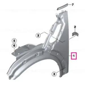 Livrare expres Side panel, front left - BMW - Mini