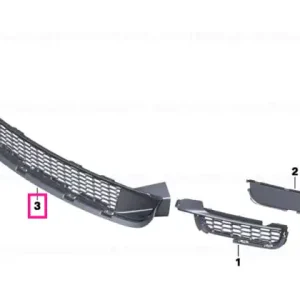 Preferatul clienților Grille, air inlet, middle - BMW