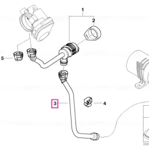 Bestseller Fuel Tank Breather Line - BMW