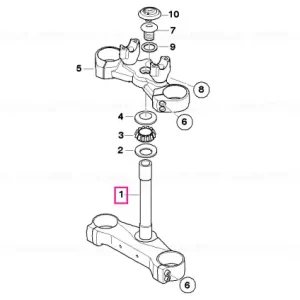 Lower fork cross brace - BMW Motorrad Livrare gratuită