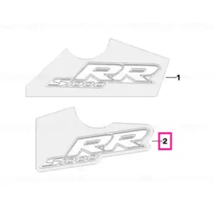 Lettering S1000RR, right - BMW Motorrad Vezi acum
