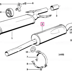 Ultima șansă Rear silencer - BMW