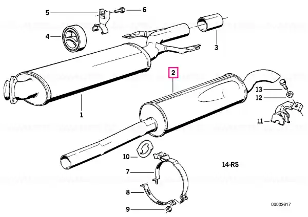 Ultima șansă Rear silencer - BMW