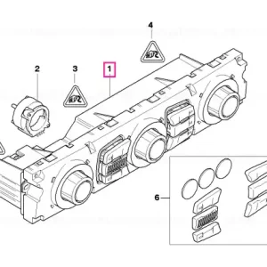 Preferatul clienților Control unit, automatic air cond.,High - BMW