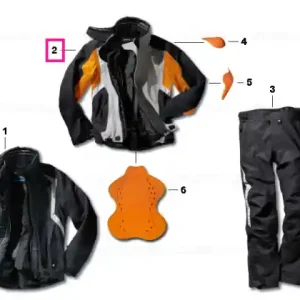 Jacket Streetguard 3, men, black/grey 56 - BMW Motorrad Reducere specială