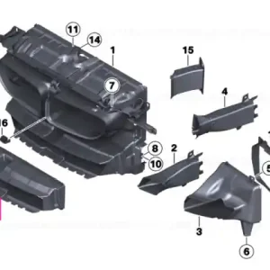 Popular Air duct front bottom - BMW