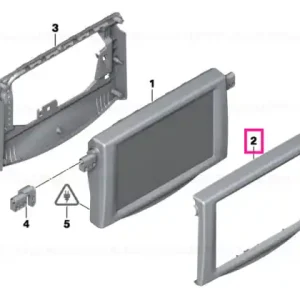 Ieftin Capac ornamental față 9,2" SCHWARZ - BMW