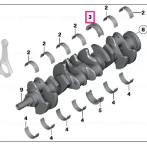 Guide bearing shell violet 65,00MM(0) - BMW Livrare rapidă