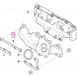 Reducere de preț Exhaust manifold - BMW - Mini