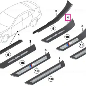 Capac intrare spate dreapta BMW Transport gratuit