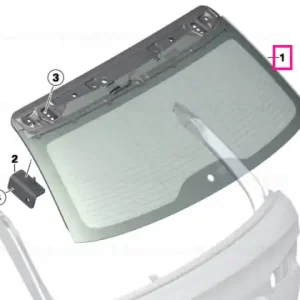 Rear window green SSG - BMW Super ofertă