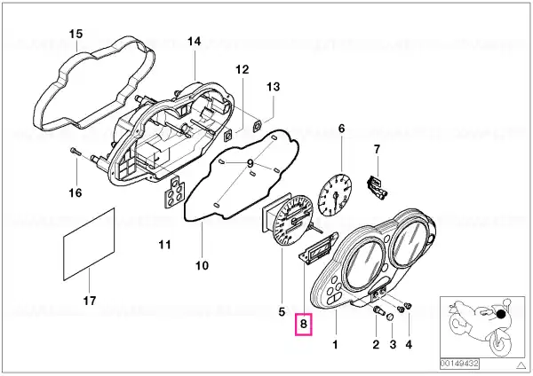 Clock 24 H - BMW Motorrad Transport gratuit