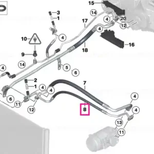 Ansamblu furtun presiune - BMW Plată sigură