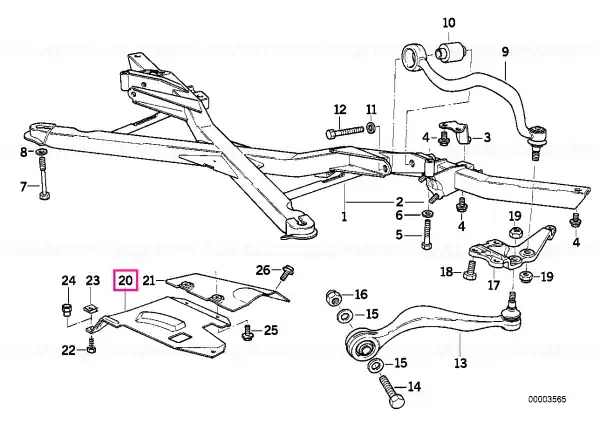 Heat resistant plate front left - BMW Calitate înaltă