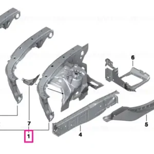 Carcasă roată față dreapta BASIS - BMW Livrare rapidă