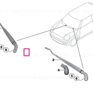 Capac brat ștergător - BMW - Mini Preferatul clienților