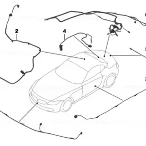 Reducere de preț Wiring set PDC, front - BMW