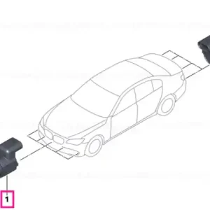 Promoție Senzor ultrasonic Kashmir Silver WA72 - BMW