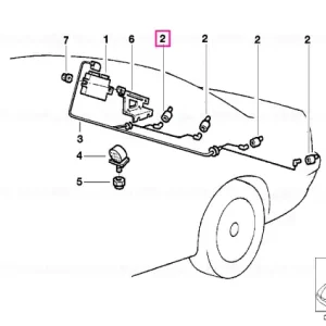 Senzor ultrasonic Steel Blue M372 - BMW Livrare rapidă