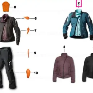 Jacket Tourshell, ladies, deep sea 40 - BMW Motorrad Cumpărături sigure