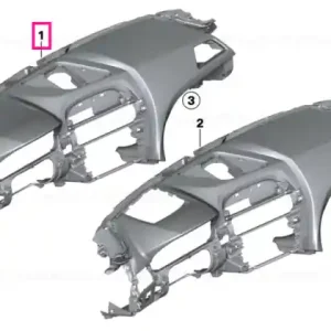 Expediere rapidă Panou trim bord SCHWARZ - BMW