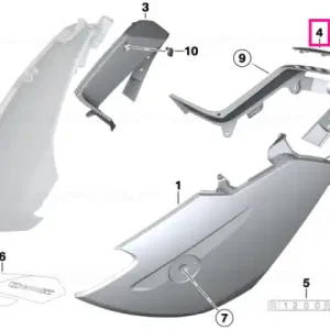 Cel mai bun preț Moulding radio cut-out - BMW Motorrad