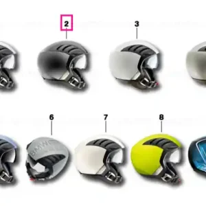 Ultima șansă Helmet Airflow 2, nachtschwarz 56/57 ECE - BMW Motorrad