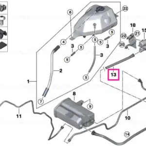 Furtun ventilație - BMW Reducere de preț