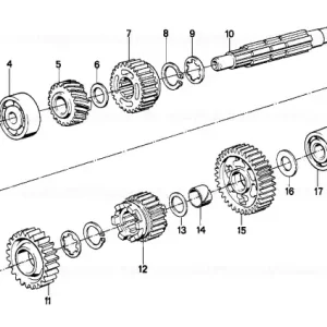 Retur ușor Lock Ring 17X1 - BMW Motorrad