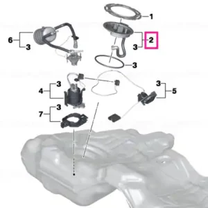 Kit reparație capac flanșă - BMW Chilipir