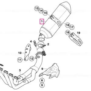 Vezi acum Silencer, catalytic converter - BMW Motorrad