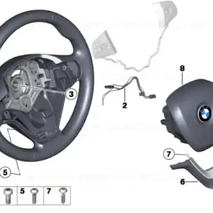 M Sports steering wheel leather - BMW Cel mai vândut