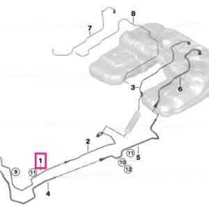 Livrare rapidă Fuel feed line - BMW