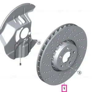Disc frână ventilat perforat stânga 400X36 - BMW Retur gratuit