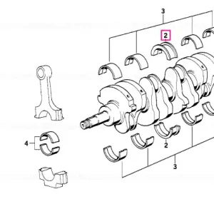 Guide-bearing Shell red 54,75MM(+0,25) - BMW Livrare expres