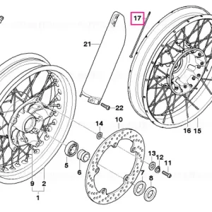 Vezi acum Spoke reart L=180MM - BMW Motorrad