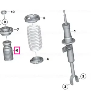 Cumpărături sigure Additional shock absorber, front - BMW
