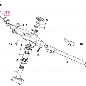 Left handle-bar - BMW Motorrad Cel mai bun preț