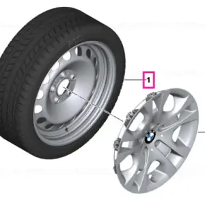 Preț redus Complete winter wheel 225/50R17 94H - BMW